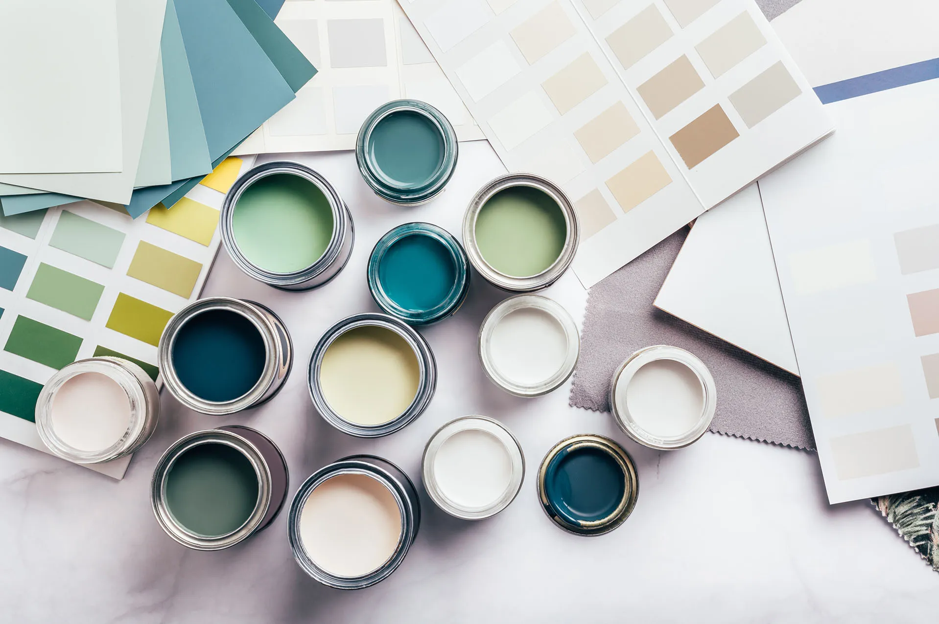 nuances de peinture pour professionnels 